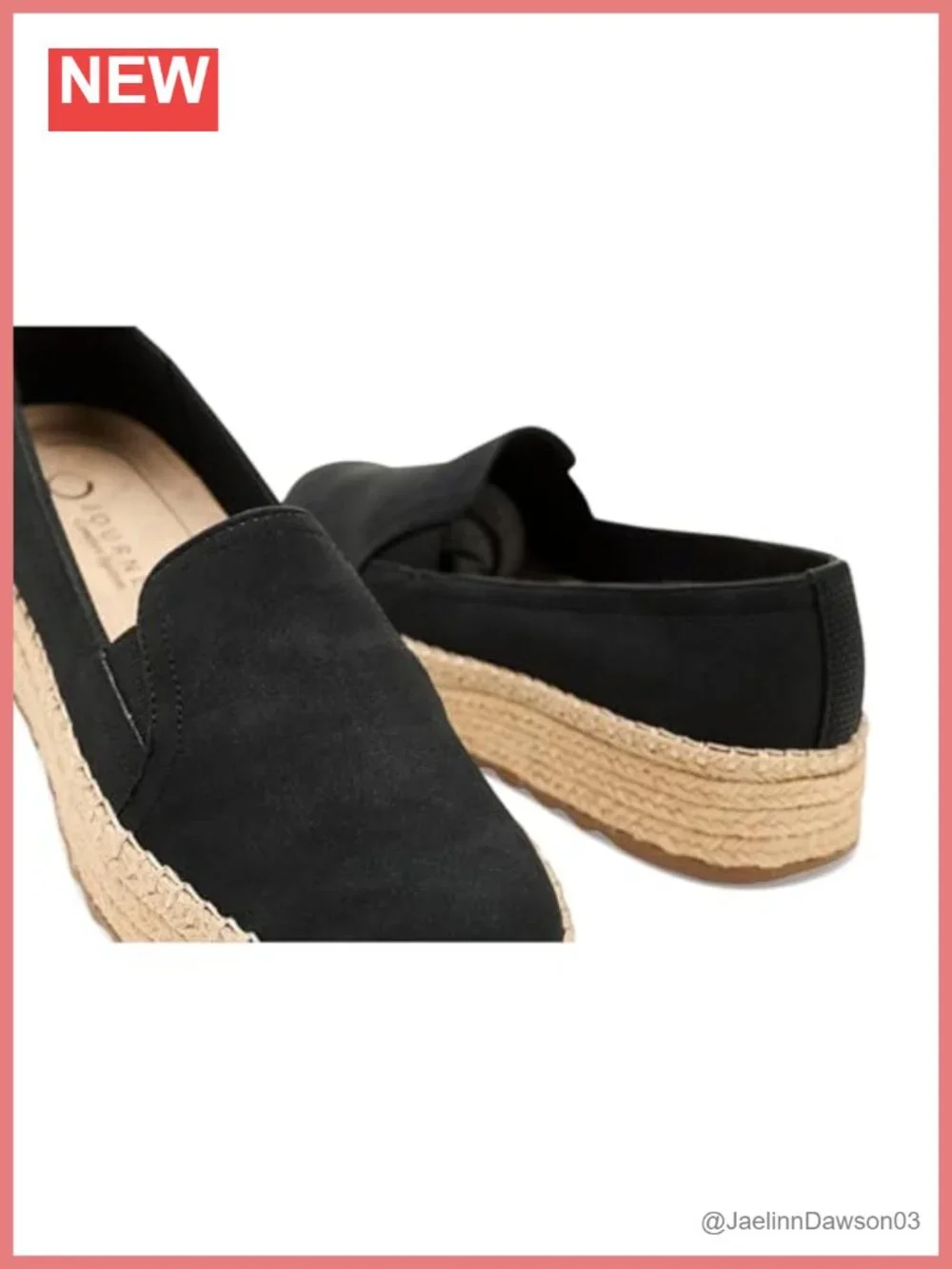 Journee Collection Catalina Espadrille Platform Wedge Slip-On Shoes